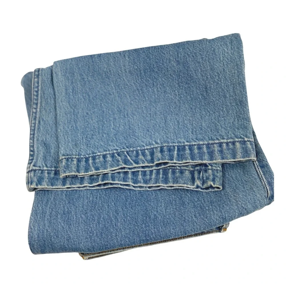 Mother Snacks Wide Leg Jeans Womens 26‎ High Waist Fun Dip Utility Puddle Wash